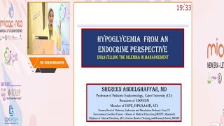 Hypoglycemia From Endocrine Perspective Prof Shereen Abdelghaffar [upl. by Ahseket715]