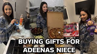 GIFTING ADEENA NIECE PRESENTS ♥️CUTEST REACTION♥️ DAWAT AT ADEENAS COUSINS HOUSE [upl. by Idnod]