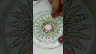 Satisfying ASMR Art  Relaxing Spirograph Designs to Calm your Mind art shorts spirograph 2024 [upl. by Aseuqram156]