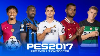 DDO PES 22  PATCH PES 2017 ATUALIZADO  BRASILEIRÃO EUROPA E ARÁBIA ATUALIZADOS [upl. by Eetsim]