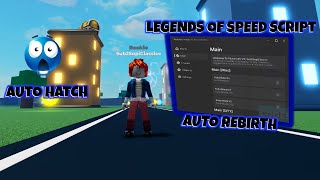 BEST LEGENDS OF SPEED SCRIPT FREE 100 WORKING AUTOFARM AUTOHATCH [upl. by Aralk]