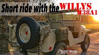 Willys Jeep M38A1  Short ride with the Willys [upl. by Ayetal865]