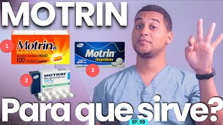 MOTRIN PARA QUE SIRVE  3 COSAS [upl. by Aerdnwahs]