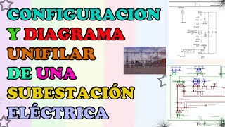 Configuracion y diagramas unifilares de una subestación eléctrica [upl. by Nuahsyd]