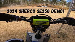 SHERCO DEMO DAY 2024 SE250 [upl. by Sonja709]