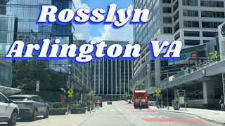 Driving around Rosslyn Arlington Virginia [upl. by Jefferey]