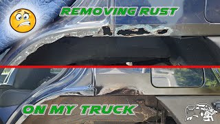 Dealing With RUST Removing It And Fixing The Spot Nissan Xterra [upl. by Clorinde]