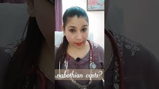 nabothian cysts क्या होती है ytshort trendingshorts womenshealth neet2023 trending shorts [upl. by Kane]