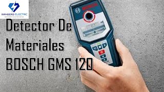 Como Utilizar Detector De Materiales En Paredes Con el BOSCH GMS 120 [upl. by Ezara]