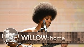 WILLOW home  The Tonight Show Starring Jimmy Fallon [upl. by Anotyad]