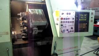 CNC Lathe Hitachi Seiki NK25S  1986 Fanuc 10T [upl. by Eyot]