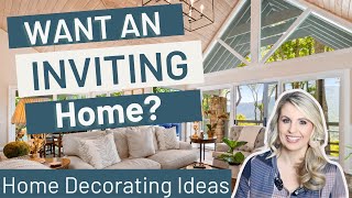 HOW TO MAKE YOUR HOME INVITING  HOME DECORATING IDEAS [upl. by Reaht376]