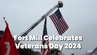 Fort Mill SC Celebrates Veterans Day 2024 [upl. by Belvia715]