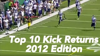 CFL Top 10 Kick Return Touchdowns of 2012 [upl. by Franchot]