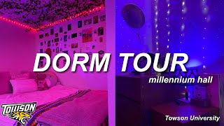 COLLEGE DORM TOUR  TOWSON UNIVERSITY  MILLENIUM HALL [upl. by Anahsar]