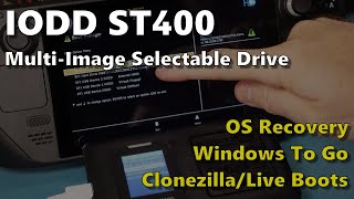 IODD ST400 MultiBoot Selector External Enclosure feat Steam Deck [upl. by Casteel474]