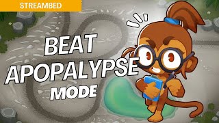 How to Beat Apopalypse Mode Medium on Streambed  BTD6 Strategy [upl. by Eissert563]