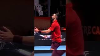 Jannik Sinner comes for Novak Djokovic 🥶 djokovic sinner tennis [upl. by Lewse]