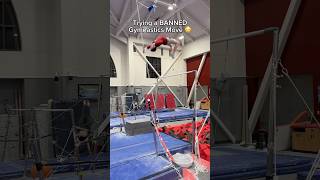 I tried a banned gymnastics move 💀 the “deTh loop” 😳 gymnast gymnastics sports olympics fail [upl. by Anairam]