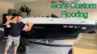 More Custom Flooring  2018 Bayliner Element [upl. by Gibb922]