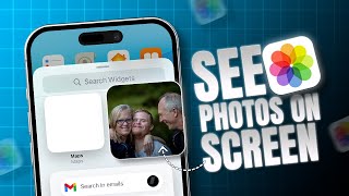 How to See My Photos on The Home Screen of iPhone  Set Up Photo Widgets on iOS Home Screen [upl. by Pfister]