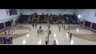 Hallsville High vs Kirksville High School Girls Varsity Volleyball [upl. by Alyakam]