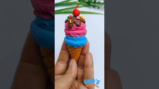 Icecream 🍦🍦 clayart diy shorts [upl. by Edieh]