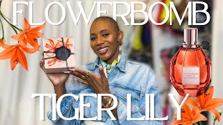 Flowerbomb Tiger Lily Perfume Review Unboxing Scent Impressions Longevity amp More [upl. by Jehiah94]