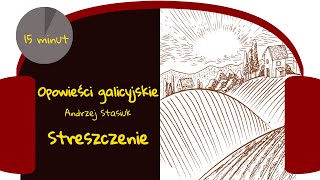 Opowieści galicyjskie Andrzej Stasiuk streszczenie [upl. by Annaeirb33]