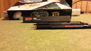 Rotring 800 Mechanical Pencil Review [upl. by Eeltrebor]