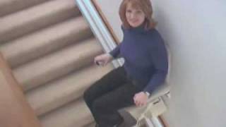 Stair Lift  Indy Pinnacle from Nationwide Lifts [upl. by Ahsatin471]