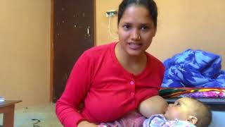 Breastfeeding  breastfeeding videos  srijana shahi breastfeeding  breastfeeding vlog [upl. by Felic]