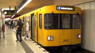 UBahn Berlin  UBahnhof Bismarckstraße U2U7 HD 1080p [upl. by Cecil]