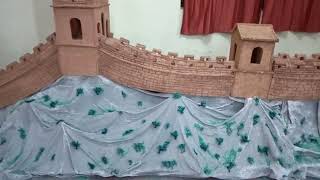 Model of china wall [upl. by Nairbo760]