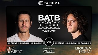 BATB 13 Leo Romero Vs Braden Hoban  Round 1 Battle At The Berrics Presented By Cariuma [upl. by Enyamert]