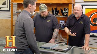 Pawn Stars Blanche Barrows Bonnie amp Clyde Manuscript Season 15  History [upl. by Anoirb492]