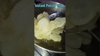 Instant Potato Chips haldwani recipe youtube trending shorts potatochips instanttasty [upl. by Deroo]