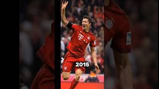 Robert Lewandowski 🇵🇱 🦾  Evolution 20052024 football shorts [upl. by Hterag655]