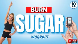 Best Workout to Burn Sugar in 10 minutes LOW IMPACT QUICK AND EFFECTIVE [upl. by Vallie574]