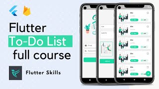 Flutter To Do List App Tutorial with Firebase  full course [upl. by Ahsier]