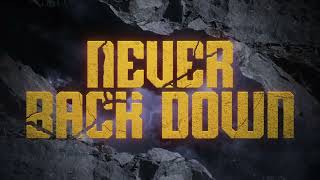 NEVER BACK DOWN feat Manafest  Caleb Hyles Original Song [upl. by Htebizile]