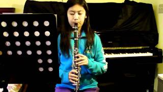 Clarinet A flat major scale with arpeggio [upl. by Oiramed826]