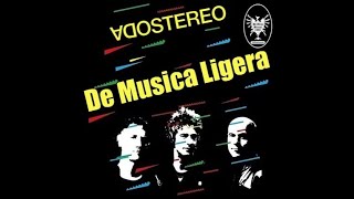 De Música Ligera  Soda Stereo  Guitar Backingtrack   SIN GUITARRAS   con voz  Multitrack [upl. by Pascia674]