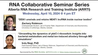 RNA Collaborative Seminar ARRTI April 10 2024 [upl. by Maude]