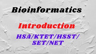 Bioinformatics  Introduction Scope and Applications [upl. by Ahsiekim]