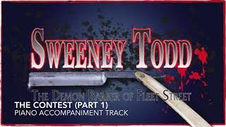 The Contest Part 1  Sweeney Todd  Piano AccompanimentRehearsal Track [upl. by Eseilenna]