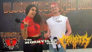 Bloodstock 2024 Interview Crypta [upl. by Eita]