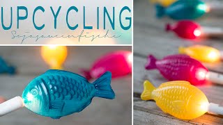 DIY Upcycling SojasaucenFisch LED Lichterkette [upl. by Bliss]