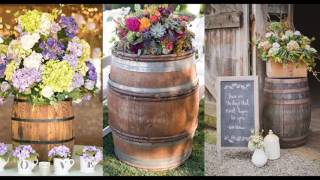 Rustic Wine Barrel Flower Arrangement [upl. by Woodward]