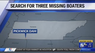 Boat of 3 missing Tennessee fishermen found below Pickwick Dam [upl. by Litton380]